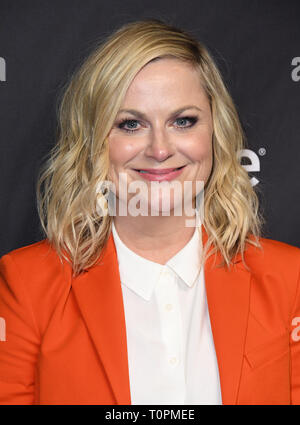 Hollywood, Kalifornien, USA. 21 Mär, 2019. 21. März 2019 - Hollywood, Kalifornien - Amy Poehler. 2019 PaleyFest LA-NBC's "Parks und Erholung "10. Jahrestag der Wiedervereinigung gehalten an der Dolby Theater. Photo Credit: Birdie Thompson/AdMedia Credit: Birdie Thompson/AdMedia/ZUMA Draht/Alamy leben Nachrichten Stockfoto