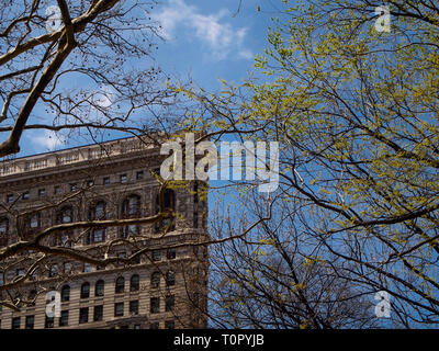 New York - Usa 19 April, 2015 - Flatiron Building in New York Stockfoto