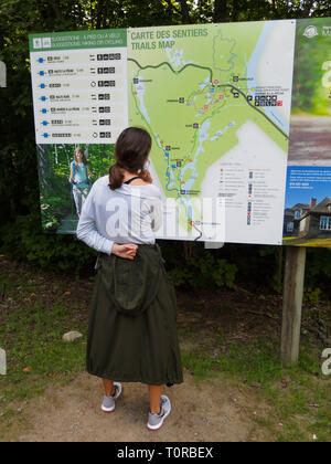 La Mauricicie National Park, Quebec, Kanada, Nordamerika Stockfoto