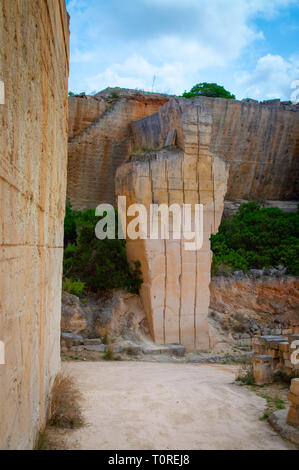 Lithica Entdeckung. Unglaublichen Garten. Menorca. Spanien Stockfoto