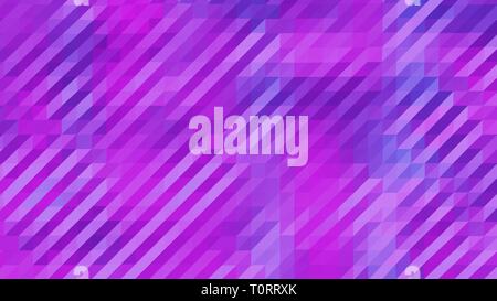 Lila und Magenta Low Poly Dreiecke Diagonal Abstrakt Hintergrund Stockfoto