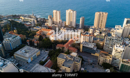 Die Amerikanische Universität Beirut, AUB, Beirut, Libanon Stockfoto