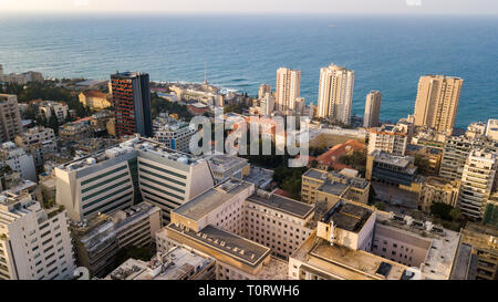 Die Amerikanische Universität Beirut, AUB, Beirut, Libanon Stockfoto