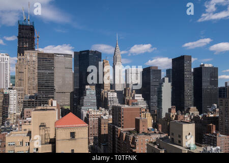 Skyline von Midtown Manhattan, NYC Stockfoto