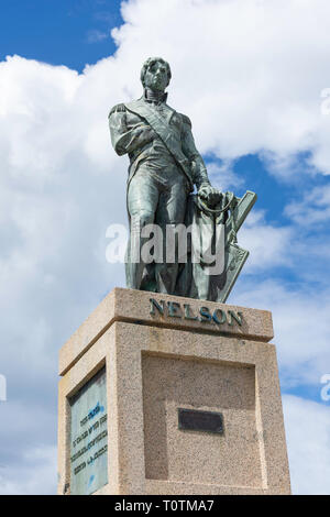 Lord Nelson Statue, National Heroes Square, Bridgetown, Pfarrei St. Michael, Barbados, Kleine Antillen, Karibik Stockfoto