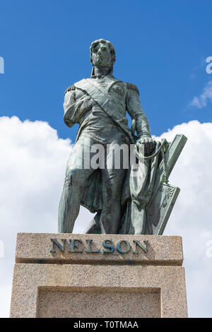 Lord Nelson Statue, National Heroes Square, Bridgetown, Pfarrei St. Michael, Barbados, Kleine Antillen, Karibik Stockfoto