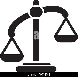 Gesetz Symbol Vorlage Stock Vektor