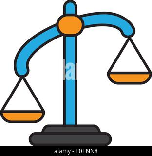 Gesetz Symbol Vorlage Stock Vektor