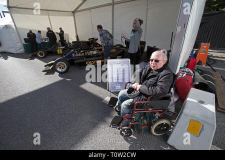 ÖREBRO, Schweden 20160910 Bobby Clark, ehemaliger Mechaniker von F1-star Ronnie Peterson, während Örebro Renntag. Foto Jeppe Gustafsson Stockfoto