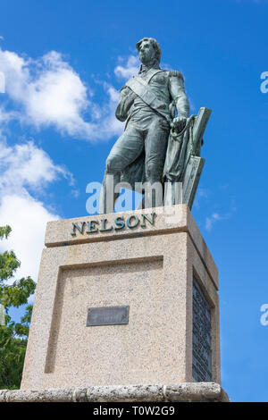 Lord Nelson Statue, National Heroes Square, Bridgetown, Pfarrei St. Michael, Barbados, Kleine Antillen, Karibik Stockfoto