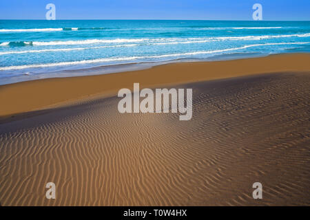 Delta del Ebro Ebre Strand Punta del Fangar in Tarragona Costa Dorada Cambrils Stockfoto