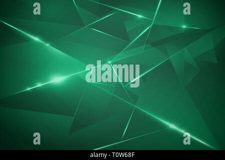 Die grüne Cyber-Technologie digitaler Grafik Hintergrund Vorlage Stockfoto