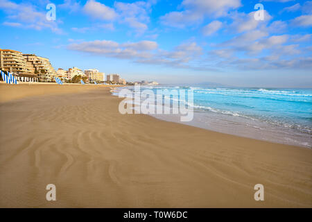 Playa Morro de Gos Strand in Oropesa del Mar, Castellon, Spanien Stockfoto