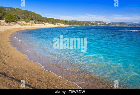 Morro de Gos Strand in El Perello von Tarragona an der Costa Dorada Katalonien Stockfoto