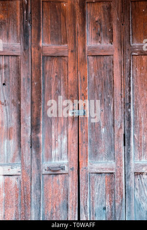 Alte Holztür Stockfoto