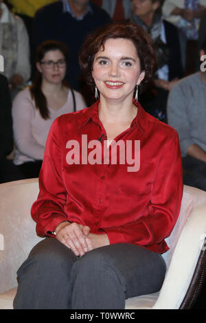 Gäste bei Markus Lanz Talkshow für den 20. Februar 2019 in Hamburg, Deutschland. Mit: Hannah Reuter Wo: Hamburg, Deutschland Wann: 18. Feb. 2019 Credit: Becher/WENN.com Stockfoto