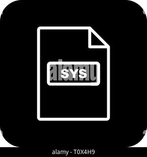 Abbildung: Symbol SYS Stockfoto