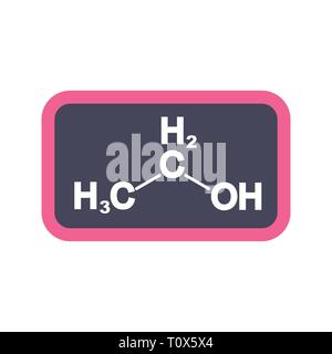 Abbildung: Ethanol Symbol Stockfoto