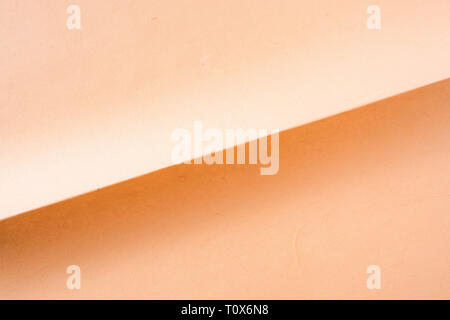 Designkonzept - Rosa gefaltete Japanische washi Papier für die Modellerstellung Stockfoto