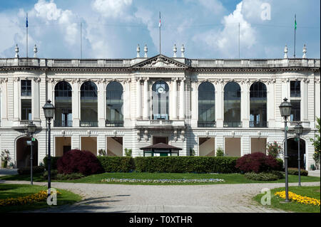 Italien, Lombardei, Mailand, San Siro Pferderennbahn Fassade Stockfoto