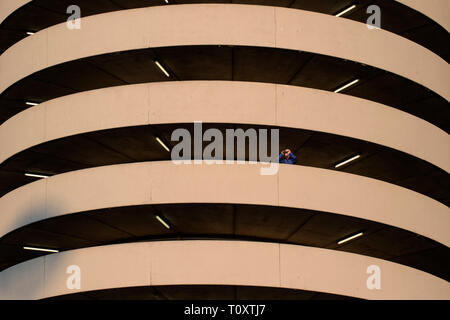 Italien, Lombardei, Mailand, San Siro Stadion, Detail Stockfoto