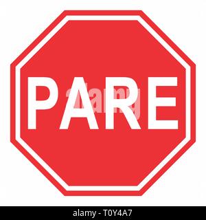 Pare Verkehrsschild Stock Vektor