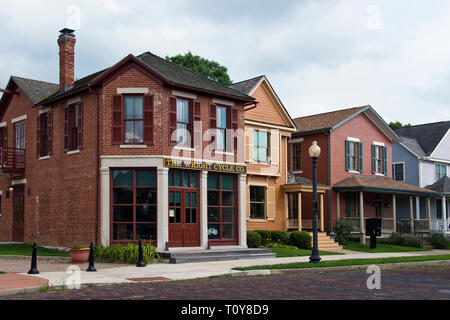 Die Brüder Wright Fahrrad Shop bei 22 South Williams St., Dayton, Ohio, wo sie gebaut Fahrräder von 1895-97, ist jetzt Teil des Friedensabkommens von Dayton Luftfahrt Er Stockfoto