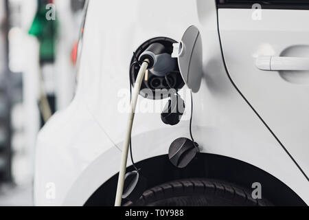 Ladestation für Elektroautos Stockfoto