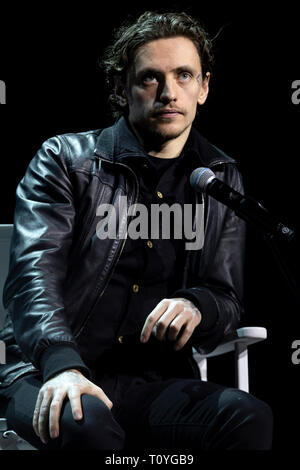 Moskau, Russland. 22. Mär 2019. Ballet Dancer Sergei Polunin am 2019 Moskau kulturellen Forum am zentralen Manezh Ausstellungshalle Credit: Nikolay Winokurow/Alamy leben Nachrichten Stockfoto