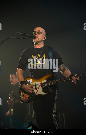 Compiegne, Frankreich. 22. Mär 2019. Pascal Obispo, Leben in Compiegne, Frankreich; 22. März 2019 Credit: Xavier Rockatansky/Alamy leben Nachrichten Stockfoto