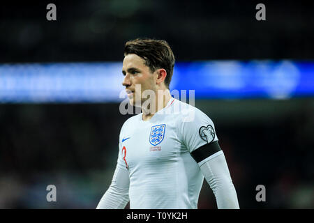 London, Großbritannien. 22. Mär 2019. Ben Chilwell von England bei der UEFA-Europameisterschaft Gruppe ein qualifikationsspiel zwischen England und der Tschechischen Republik im Wembley Stadion, London am Samstag, 23. März 2019. (Credit: Leila Coker | MI Nachrichten) Credit: MI Nachrichten & Sport/Alamy leben Nachrichten Stockfoto