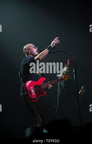 Compiegne, Frankreich. 22. Mär 2019. Pascal Obispo, Leben in Compiegne, Frankreich; 22. März 2019 Credit: Xavier Rockatansky/Alamy leben Nachrichten Stockfoto