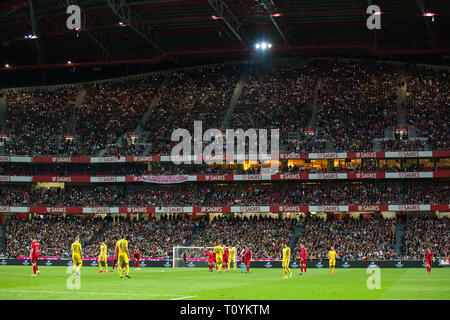 Die 'Stadium der Light" (Luz Stadion) hatte über 58.000 Zuschauer während der Qualifikation - Gruppe B Euro Fußball 2020 Match zwischen Portugal vs Ukraine. (Final Score: Portugal 0 - 0 der Ukraine) Stockfoto