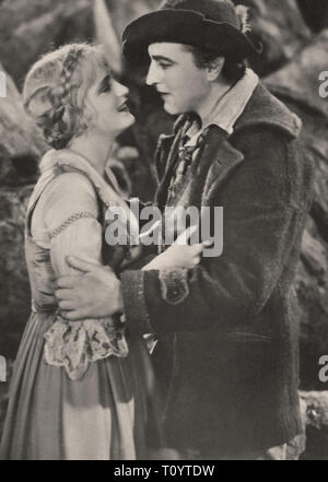 Fotografische Porträt von Camilla Horn und John Barrymore in ewiger Liebe (1929) - stummfilmzeit Stockfoto