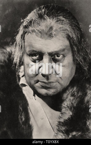 Fotografische Porträt von Oscar Time Emil Jannings in der Patriot (1928) - stummfilmzeit Stockfoto