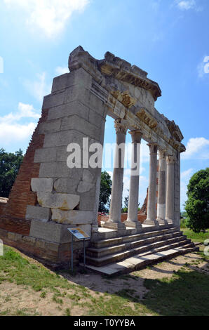 Albanien, Apollonia (illyria) archaiological Website (Teil 1), Denkmal der Agonothetes Stockfoto