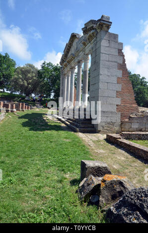 Albanien, Apollonia (illyria) archaiological Website (Teil 1), Denkmal der Agonothetes Stockfoto