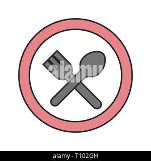 Abbildung: Resutrent Schild Symbol Stockfoto