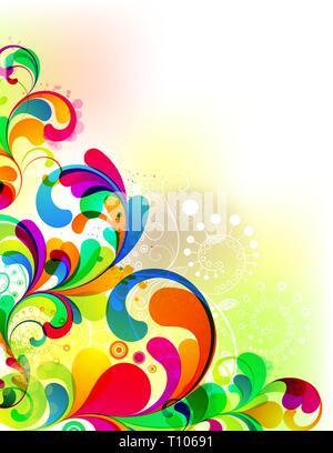 EPS 10. Ecke Template für Sie fröhlichen Design. Stock Vektor