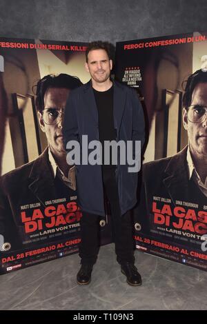 "Das Haus, das Jack gebaut ' Vorschau in Rom Mit: Matt Dillon, Wo: Rom, Italien Wann: 18. Feb. 2019 Credit: IPA/WENN.com ** Nur für die Veröffentlichung in Großbritannien, den USA, Deutschland, Österreich, Schweiz ** verfügbar Stockfoto