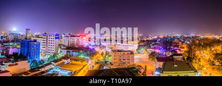 Eine Ecke von Can Tho City, Vietnam bei Nacht, Sunday‎, ‎December‎ ‎ ‎ ‎ 16, 2018 10:12 PM Stockfoto