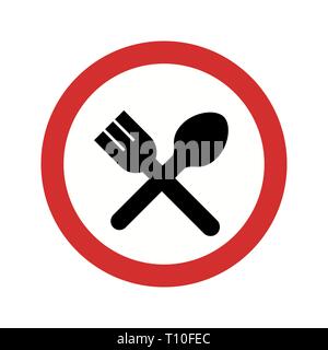 Abbildung: Resutrent Schild Symbol Stockfoto