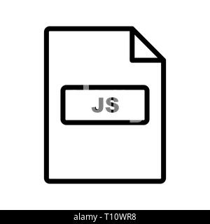 Abbildung: JS-Symbol Stockfoto