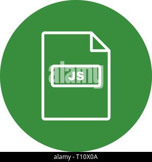 Abbildung: JS-Symbol Stockfoto