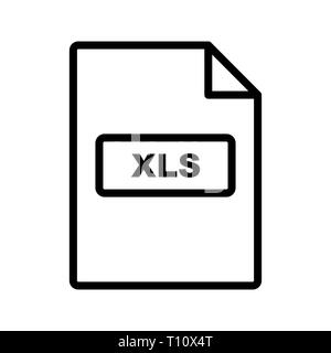 Abbildung: XLS-Symbol Stockfoto