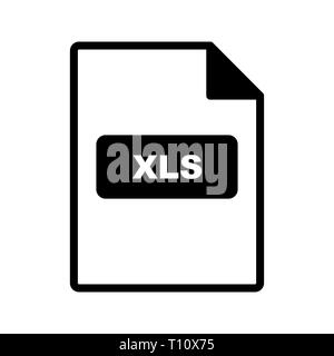 Abbildung: XLS-Symbol Stockfoto