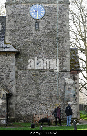 St Leonards Kirche swithland Stockfoto