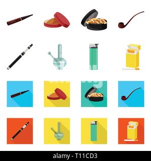 Zigarre, Schnupftabak, Kauen, Rohr, elektronische, Shisha, leichter, Pack, Mundstück, Lieferung, Sucht, retro, Filter, Bong, Kunststoff, Halter, Karton, Holz, Papier, Metall, klassische, runde, Droge, Dampf, Zubehör, flach, Rauchen, schädlich, Classic, Vaporizer, verweigern, Stop, anti, Gewohnheit, Zigaretten, Tabak, Gesundheit, Nikotin, Rauchen, Statistiken, Set, Vector, Icon, Illustration, isoliert, Sammlung, Design, Element, Grafik, Vektor, Vektoren, Stock Vektor