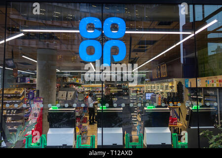 Co-Op Essen, Sumner Street, London, SE1, UK Stockfoto