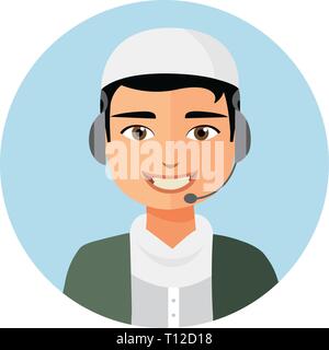 Client Services und Kommunikation, Kundenservice Telefon Hilfe Center eps 10. Stock Vektor